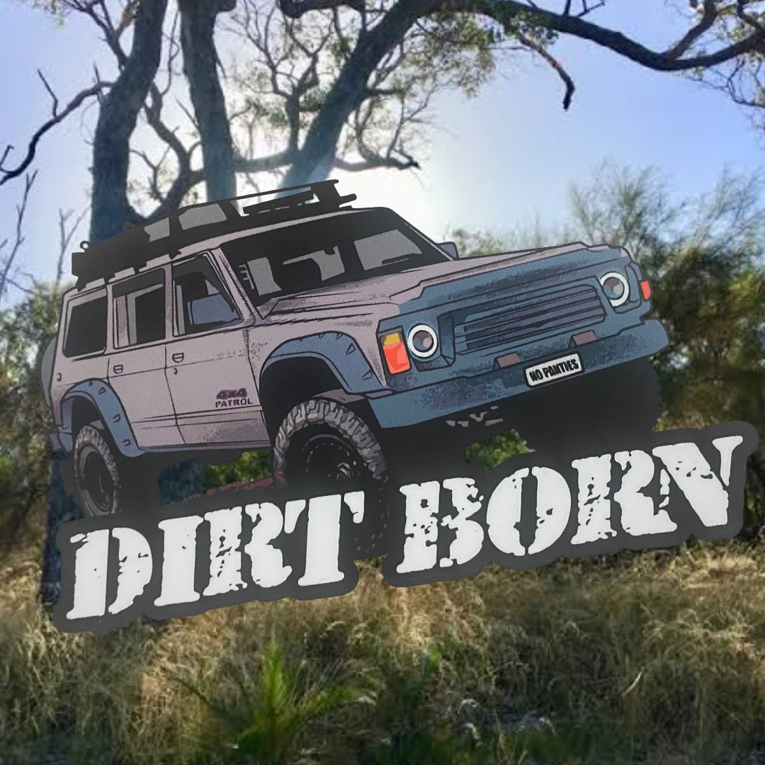 GQ Patrol DIRTBORN Sticker